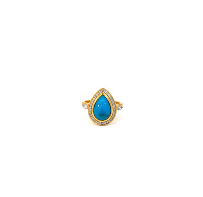 Turquoise Kismet Cocktail Ring