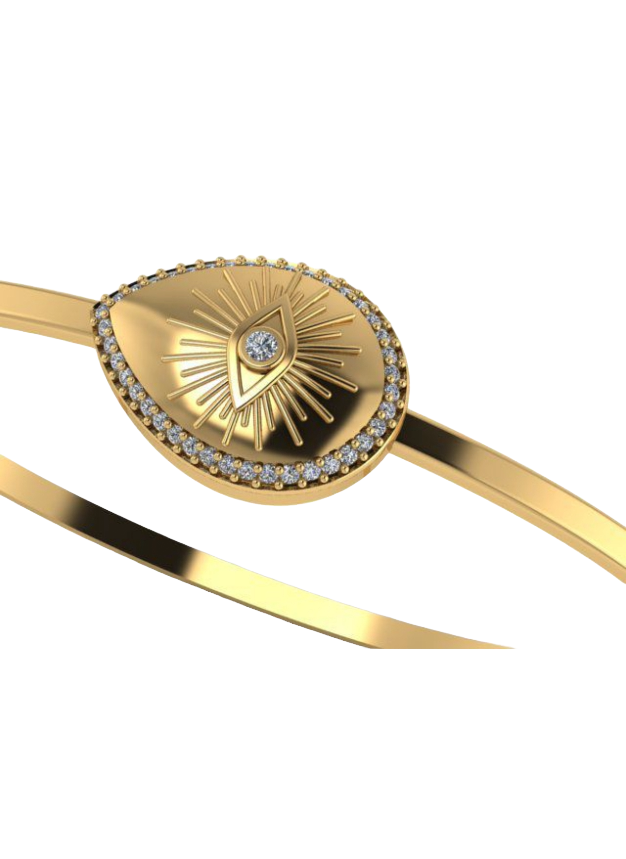 KISMET SOLEIL gold bangle